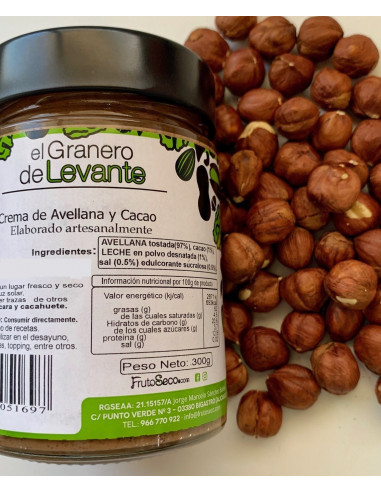 Crema de Avellana y Cacao 300g