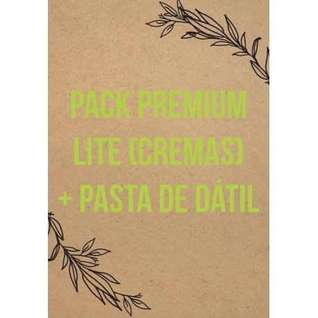 Pack Premium Lite (Cremas)  + Pasta De Dátil