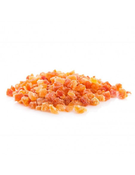 Papaya Natural Deshidratada en dados 250 gr