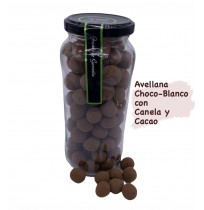 Avellana Chocolate Blanco con Canela y Cacao 320g