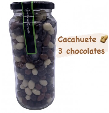 Cacahuetes Tres Chocolates 400g