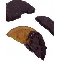 Naranja Confitada Recubierta de Chocolate Negro 125g