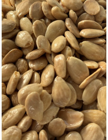 Almendra Comuna  Frita al aceite de oliva SIN SAL, bote 500 gramos "envasado al vacío"