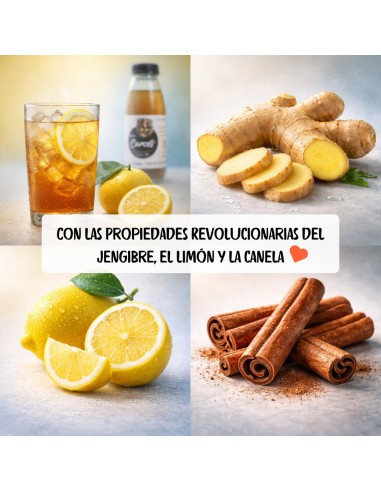 Caroli Bebida Jengibre Canela y Limón (Pack 6 und.) 250ML