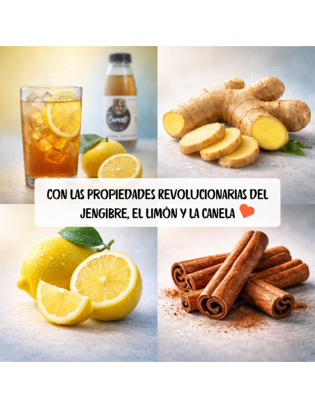 Caroli Bebida Jengibre Canela y Limón (Pack 6 und.) 250ML