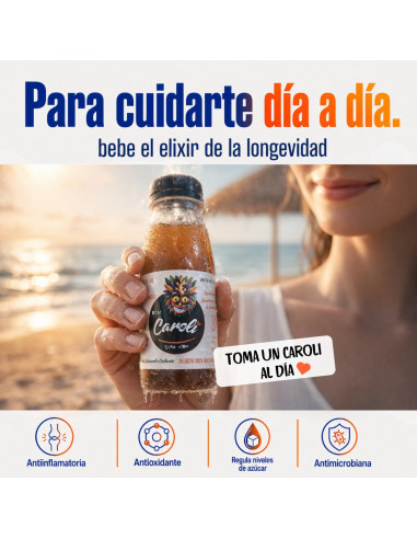 Caroli Bebida Jengibre Canela y Limón (Pack 6 und.) 250ML