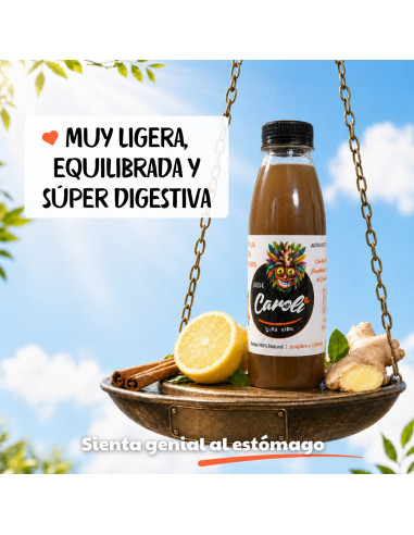 Caroli Bebida Jengibre Canela y Limón (Pack 6 und.) 250ML