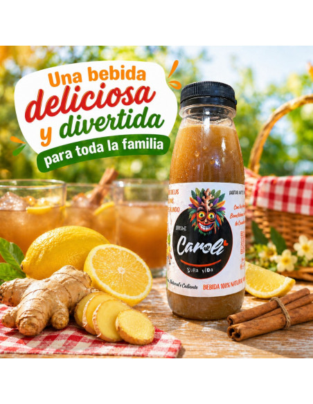 Caroli Bebida Jengibre Canela y Limón (Pack 6 und.) 250ML