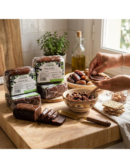 Comprar pasta de datiles al mejor precio online - Frutoseco.com