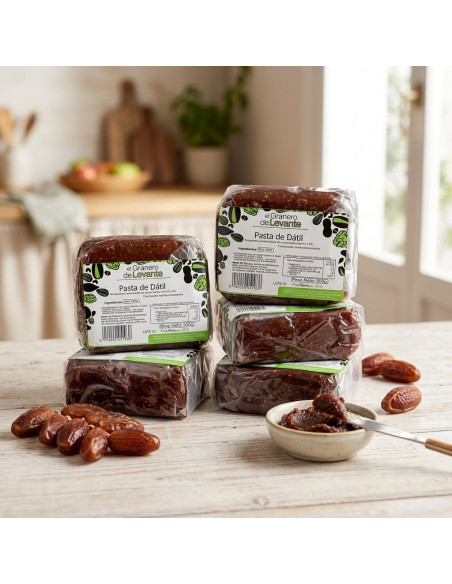 Comprar pasta de datiles al mejor precio online - Frutoseco.com