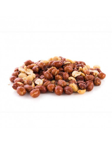 Cacahuete frito con piel, bote 500 gramos "envasado al vacío"