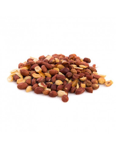 Cacahuete piel tostado sin sal, bote 500 gramos "envasado al vacío"