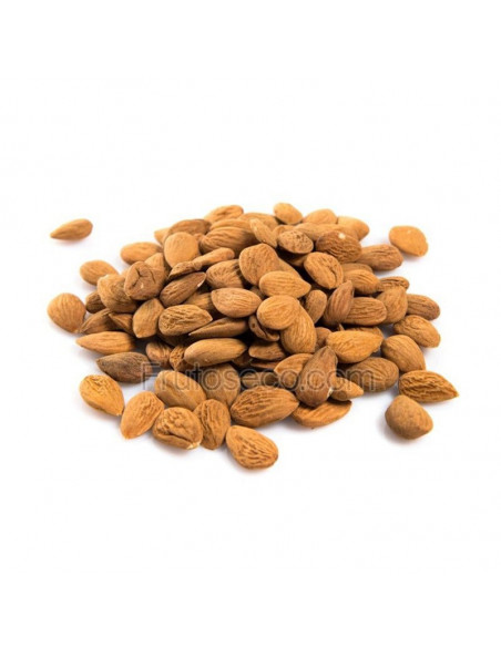 Almendra largueta cruda piel, bote 500 gramos
