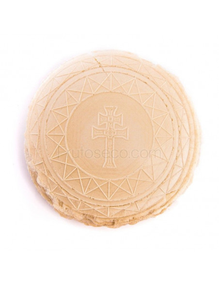 Obleas de Vainilla, colorante 100% Natural, paquete 18 unidades
