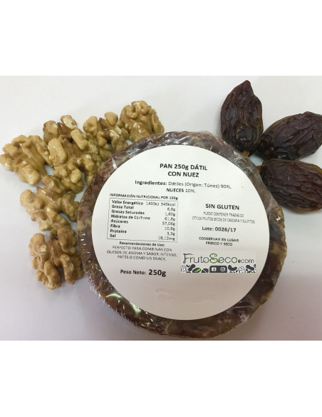 Pan de Dátil con Nueces 250g