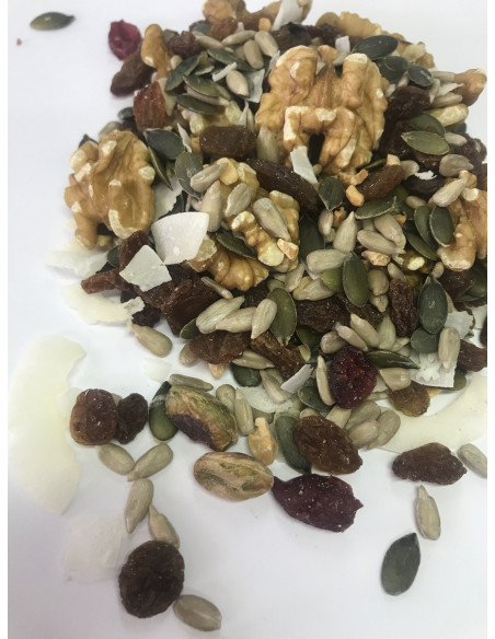 Mezcla ideal (desayunos y ensaladas) 250 gramos al vacio